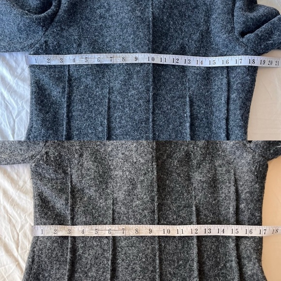 Witteveen Charcoal & Cream Trim Wool-Blend Jacket S - Picture 13 of 15